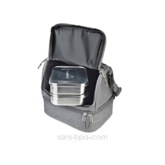 Sac isotherme - Bleu / Gris
