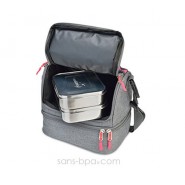 Sac isotherme - Bleu / Gris