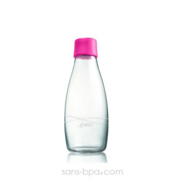 Gourde verre 500 ml - MAGENTA