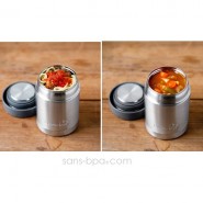 Boite repas isotherme 350 ml GRIS
