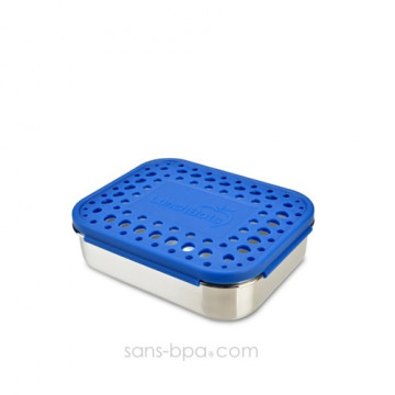 Boite 100% inox UNO BLEU DOTS 2