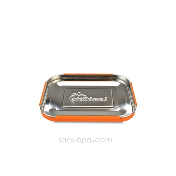 Boite compartiment 100% inox DUO PINK - DOTS