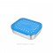 Boite 3 compartiments 100% inox TRIO AZUR DOTS
