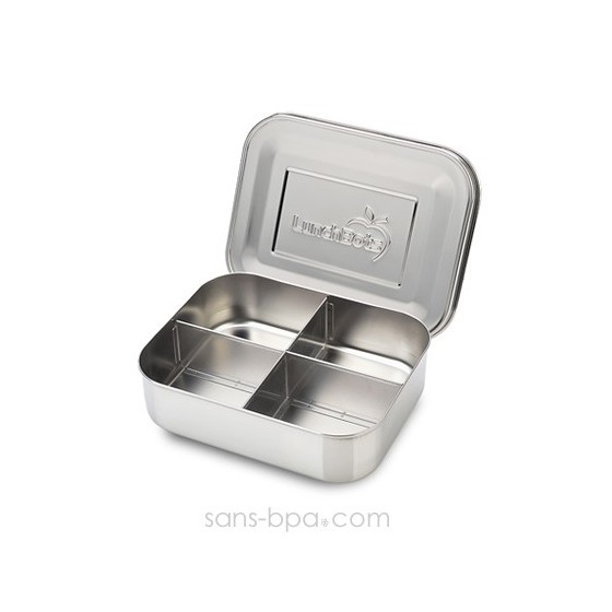 Boite 4 compartiments 100% inox QUAD