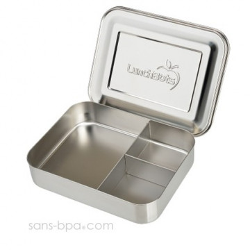 Boite 3 compartiments 100% inox TRIO XL