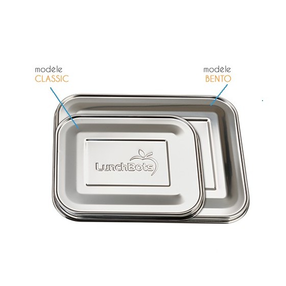 Boite 3 compartiments 100% inox TRIO XL