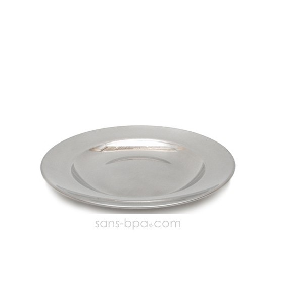 Assiette tout inox 23 cm