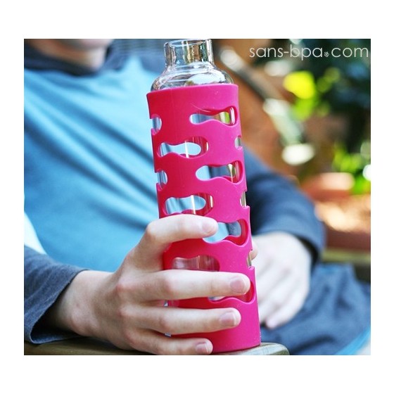 Gourde verre 560ml LIME