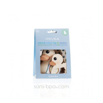 Ensemble naissance Kawan - Jouet & anneau de dentition - HEVEA