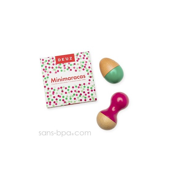 Mini Maracas bois - LILI