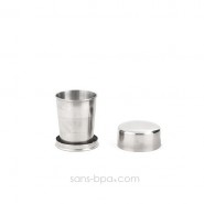 Verre inox baroudeur PLIANT 250ml