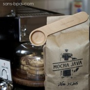 Pince & doseuse à café bois