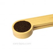 Pince & doseuse à café bois