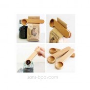 Pince & doseuse à café bois