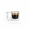 Lot 2 verres à café Nero