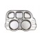 Assiette à compartiments inox Din Din d' INNO BABY