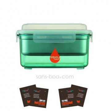 Pack Boite nomade AquaHeat  500ml + 4 sachets HOT