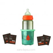 Pack Biberon nomade AquaHeat 500ml + 4 sachets HOT