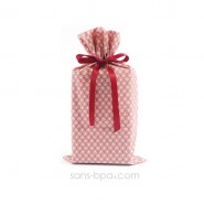 Pochette cadeau tissu Bio - Smart Rose