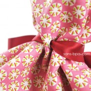 Pochette cadeau tissu Bio - Smart Rose