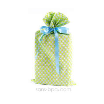 Pochette cadeau tissu Bio - Smart Rose