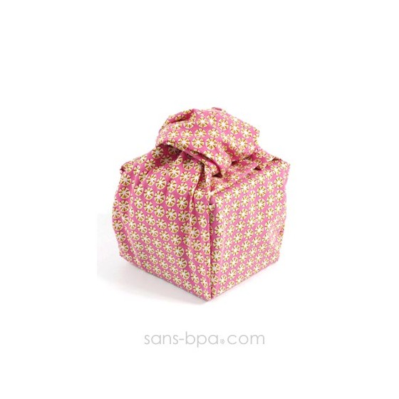 Pochette cadeau tissu Bio - Smart Vert