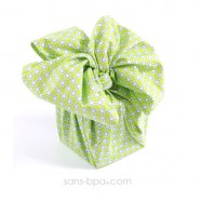 Furoshiki cadeau tissu Bio - Rose