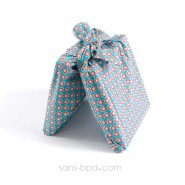 Furoshiki cadeau tissu Bio - Vert