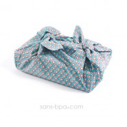 Furoshiki cadeau tissu Bio - Vert