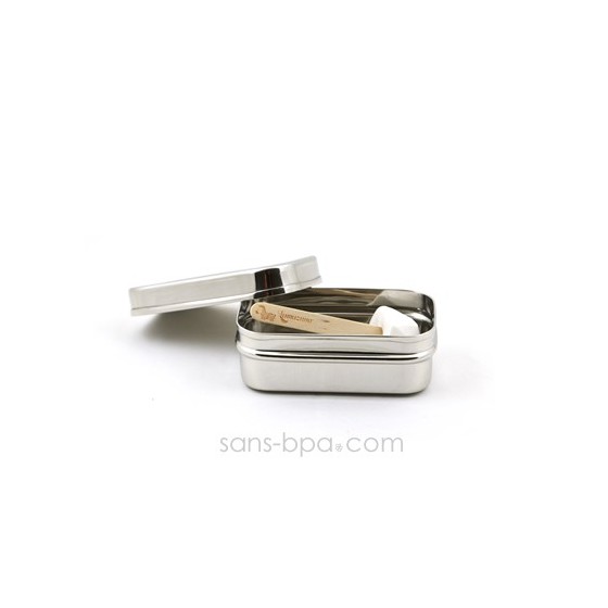 Pack boite inox & dentifrice solide