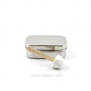 Pack boite inox & dentifrice solide