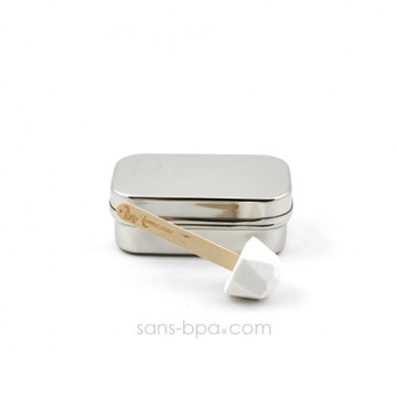 Pack boite inox & dentifrice solide 2