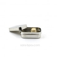 Pack boite inox & dentifrice solide