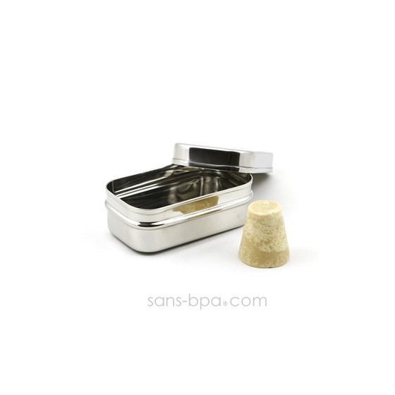 Pack boite inox & dentifrice solide