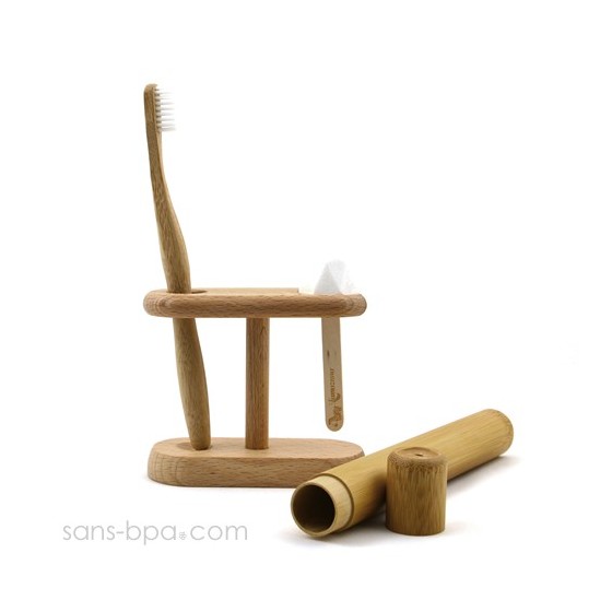 Pack TRIO dents : Dentifrice + brosse à dents Supersoft + étui