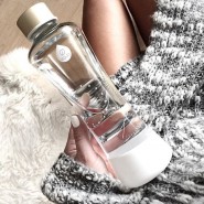 Gourde verre 550 ml PLUME