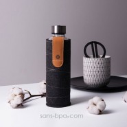 Gourde verre 550 ml - Turquoise Dawn - MISMATCH