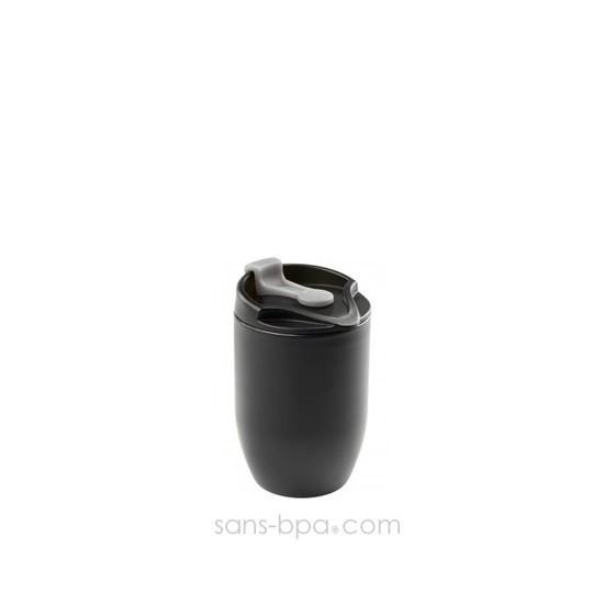 Gobelet inox isolé 200 ml - Noir - DOPPIO Deluxe