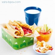 Boite métal rectangle HIBOU ROSE