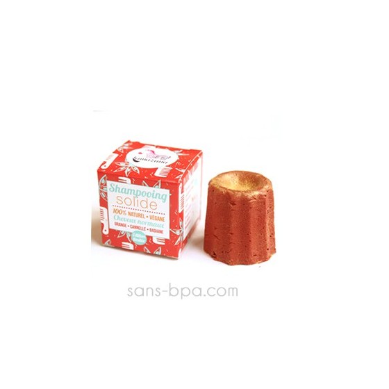 Shampooing solide à paillettes Orange Cannelle 55g