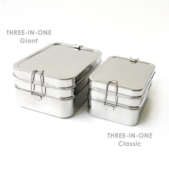 Set inox 3-en-1 GEANT - ECOLUNCHBOX