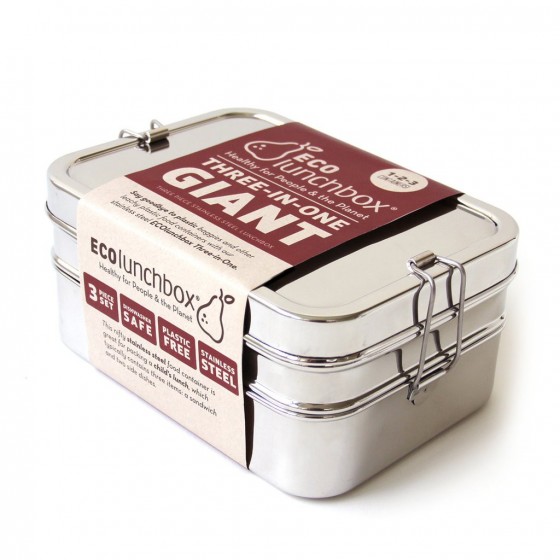 Set inox 3-en-1 GEANT - ECOLUNCHBOX