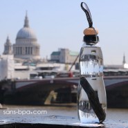 Bouteille filtrante Verre 650ml EAU GOOD VERRE - Black