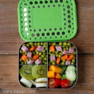 Boite 4 compartiments 100% inox QUAD GREEN