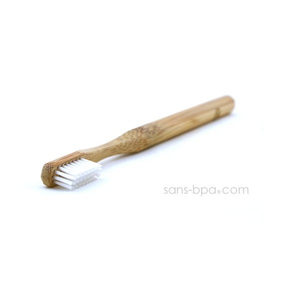 Lot 4 Brosses à dents bambou - Poils médium - Jolie Ronde