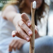 Lot 2 Brosses à dents bambou - Poils médium - Jolie Ronde