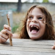 Lot 2 Brosses à dents bambou - Poils médium - Jolie Ronde