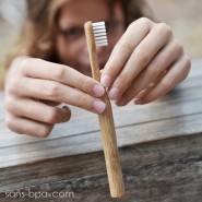 Lot 2 Brosses à dents bambou - Poils médium - Jolie Ronde