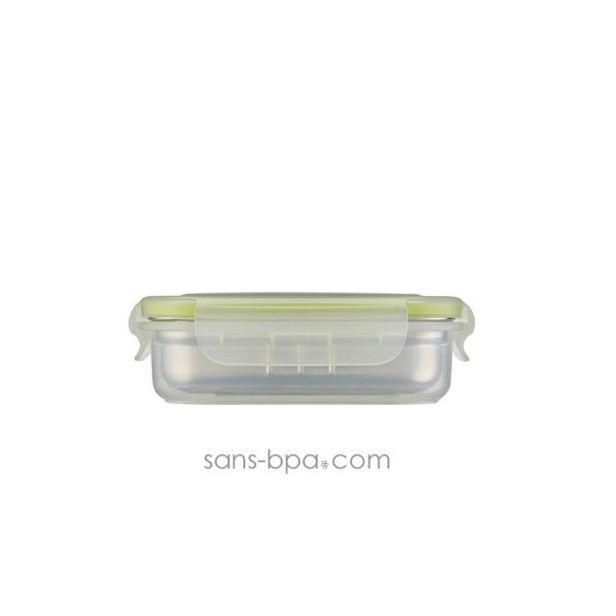 Boite inox compartiments 320ml - CLEAR