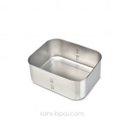 Boite compartiment 100% inox DUO